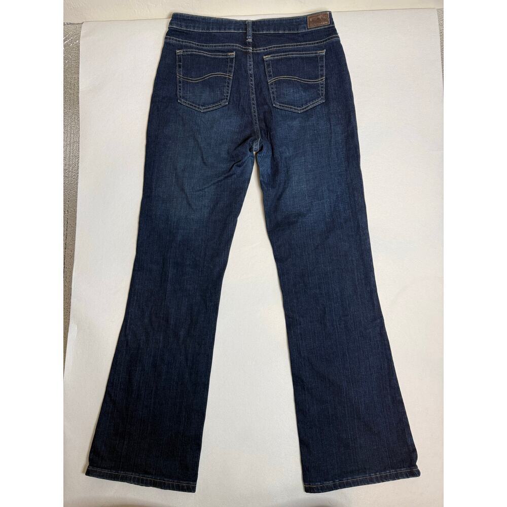 Lee Womens Jeans Natural Bootcut Just Below The Waist Size 12 Blue Medium Wash